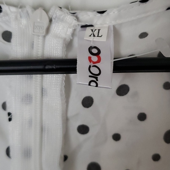 OC Order Plus pockadot maxi dresses - Picture 2 of 4